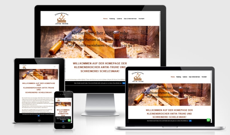 Kleinenbroicher Antik-Truhe