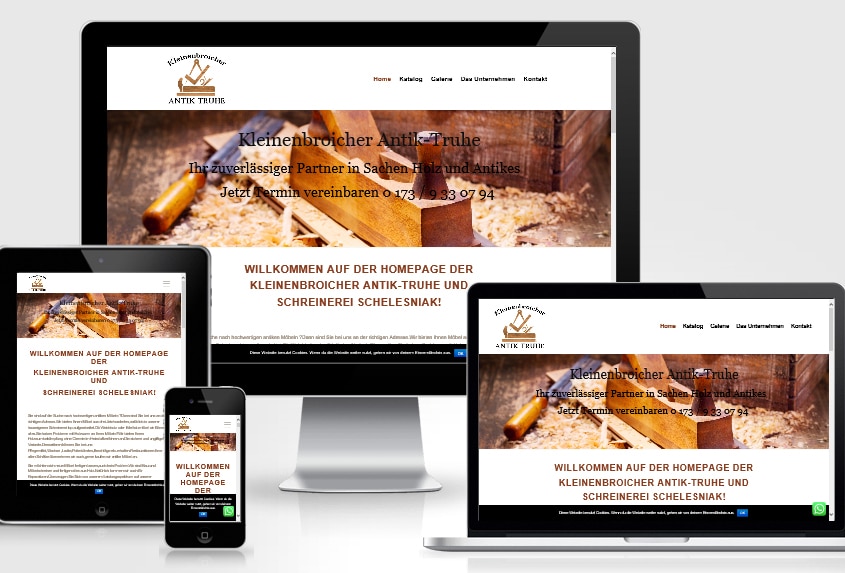 Kleinenbroicher Antik-Truhe