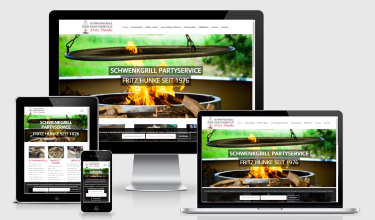 Schwenkgrill Partyservice Hunke